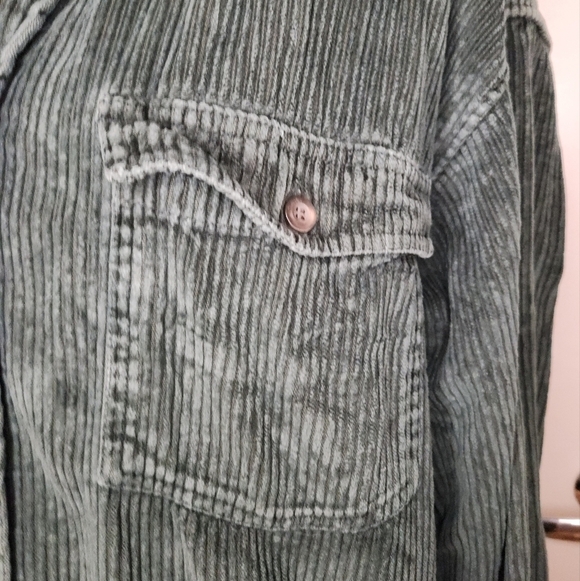 90s Green Corduroy Overshirt - Picture 8 of 14